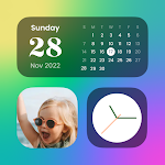 Color Widgets, Theme: iWidgets icon