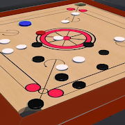 Carrom board game & carom pool icon