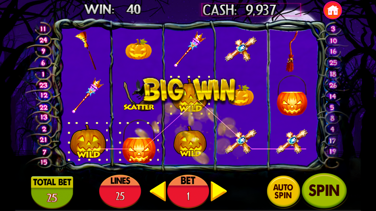Halloween Slots Mania Deluxe