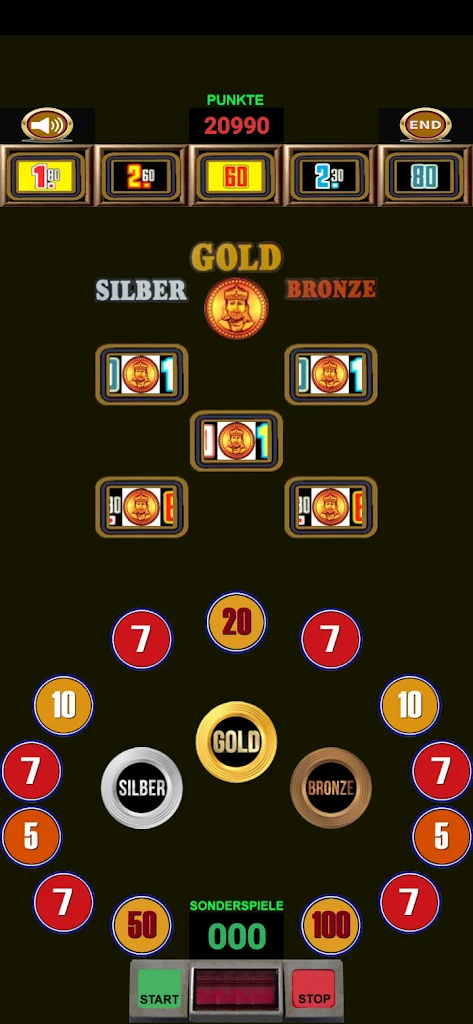 Gold Silber Bronze Automat