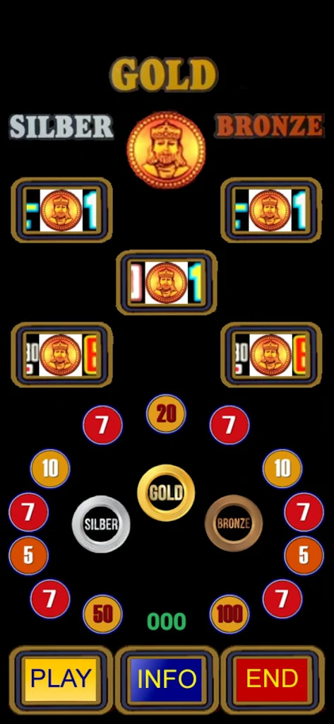 Gold Silber Bronze Automat