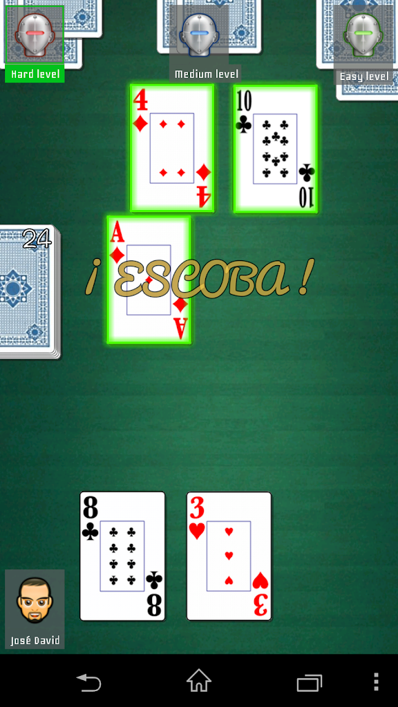 Escoba / Broom cards game