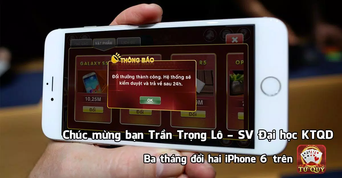 Game bài Tứ Quý - Đổi thưởng.