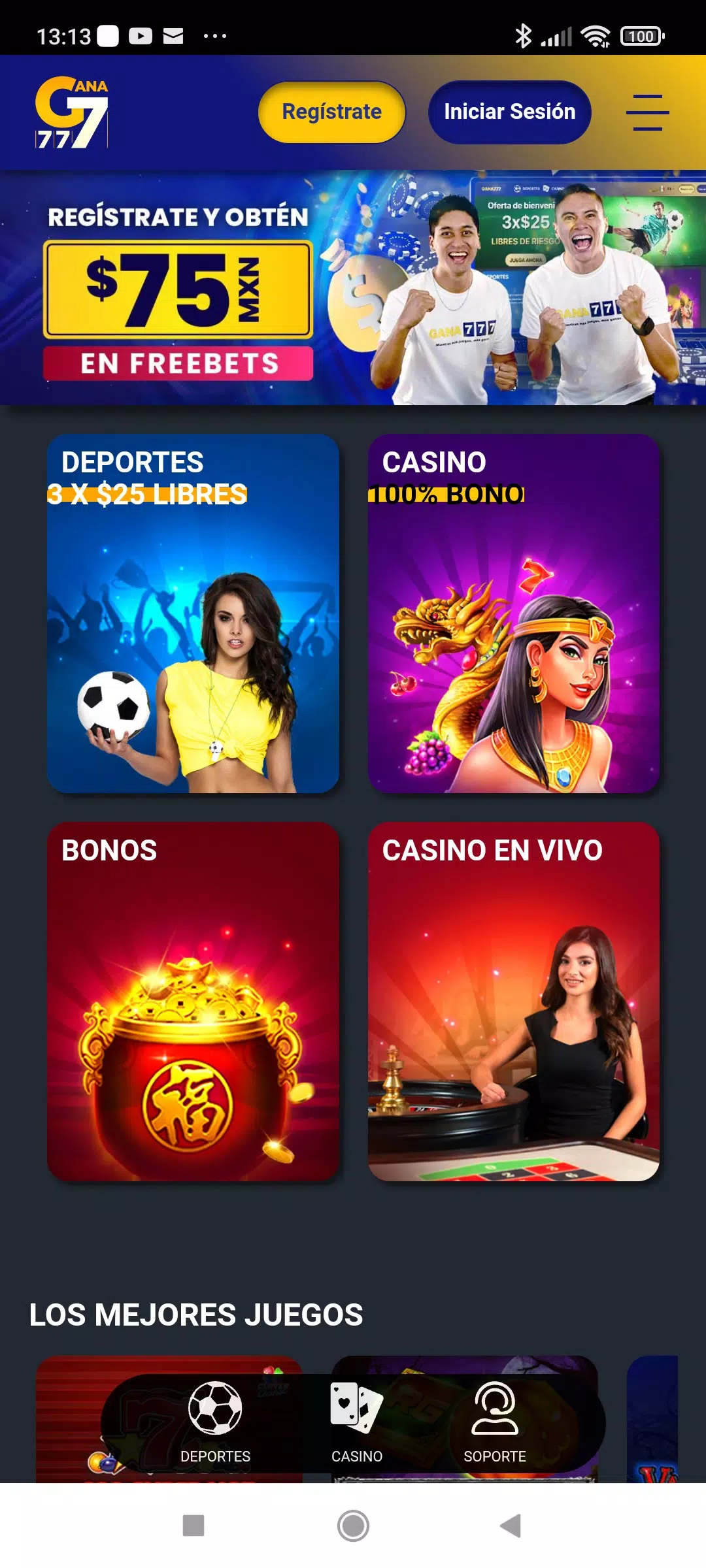 Gana777 Apuestas y Casino