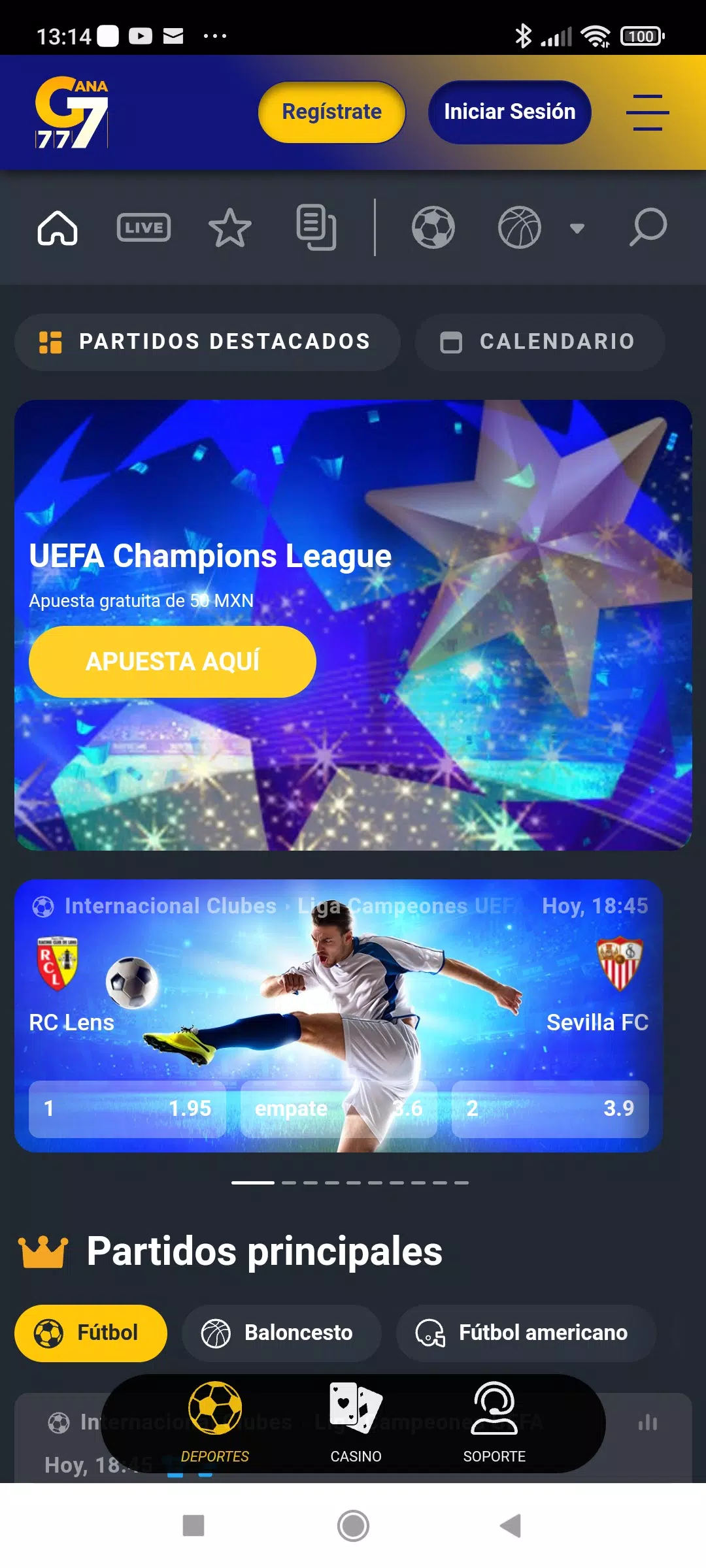 Gana777 Apuestas y Casino