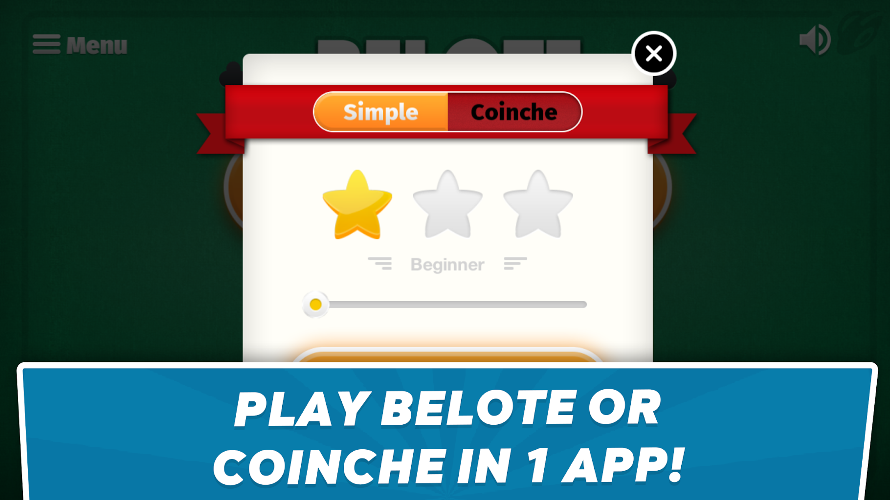 Belote Coinche - card game