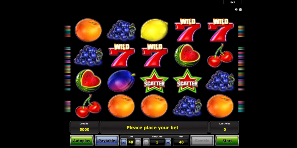 Multiple Colour Slot Game