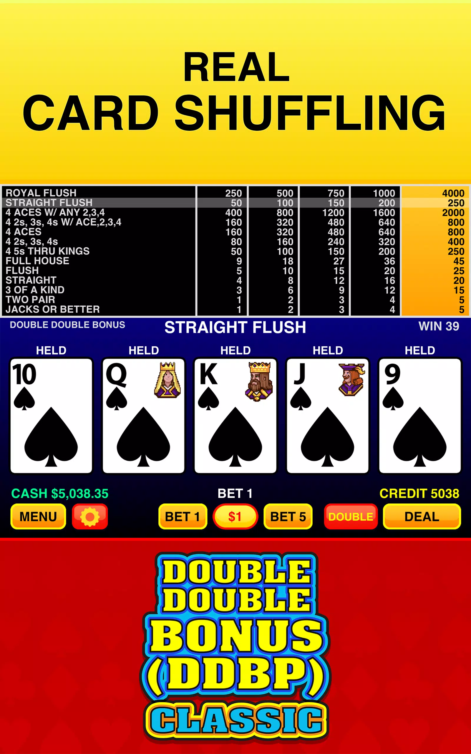 Double Double Bonus (DDBP) - C