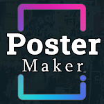 Poster maker - flyer design icon