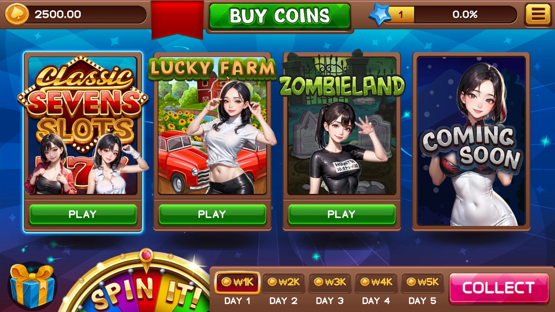 Sexy slot girls: vegas casino