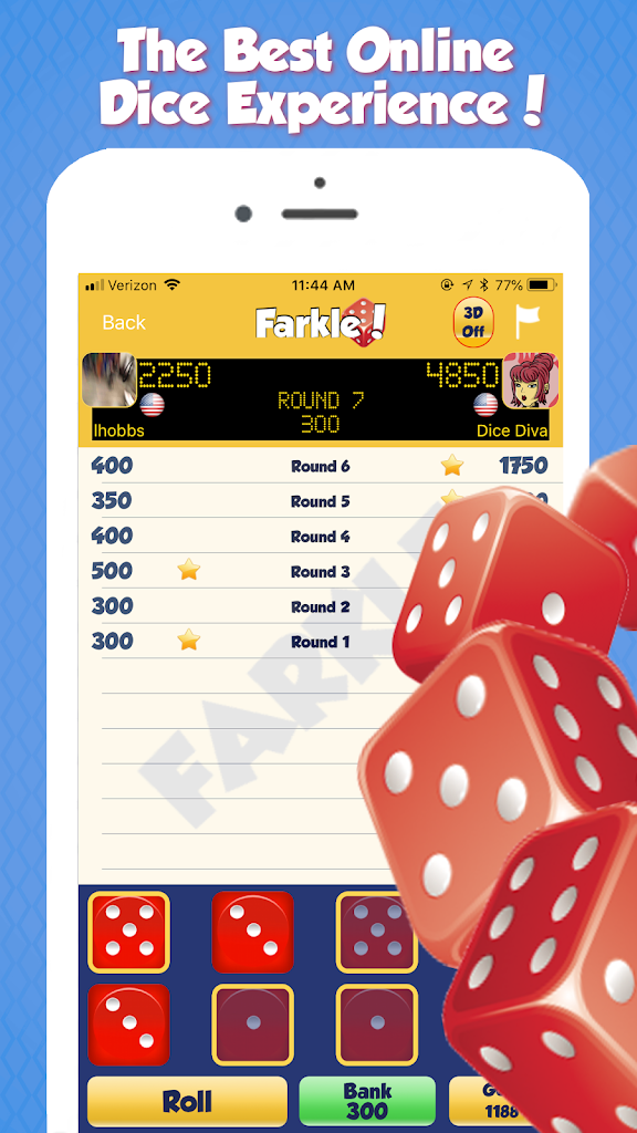 Stack The Dice