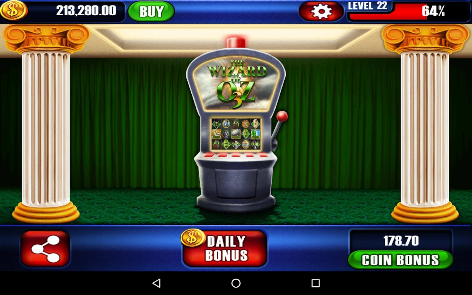 Wizard of Oz 3 Slots