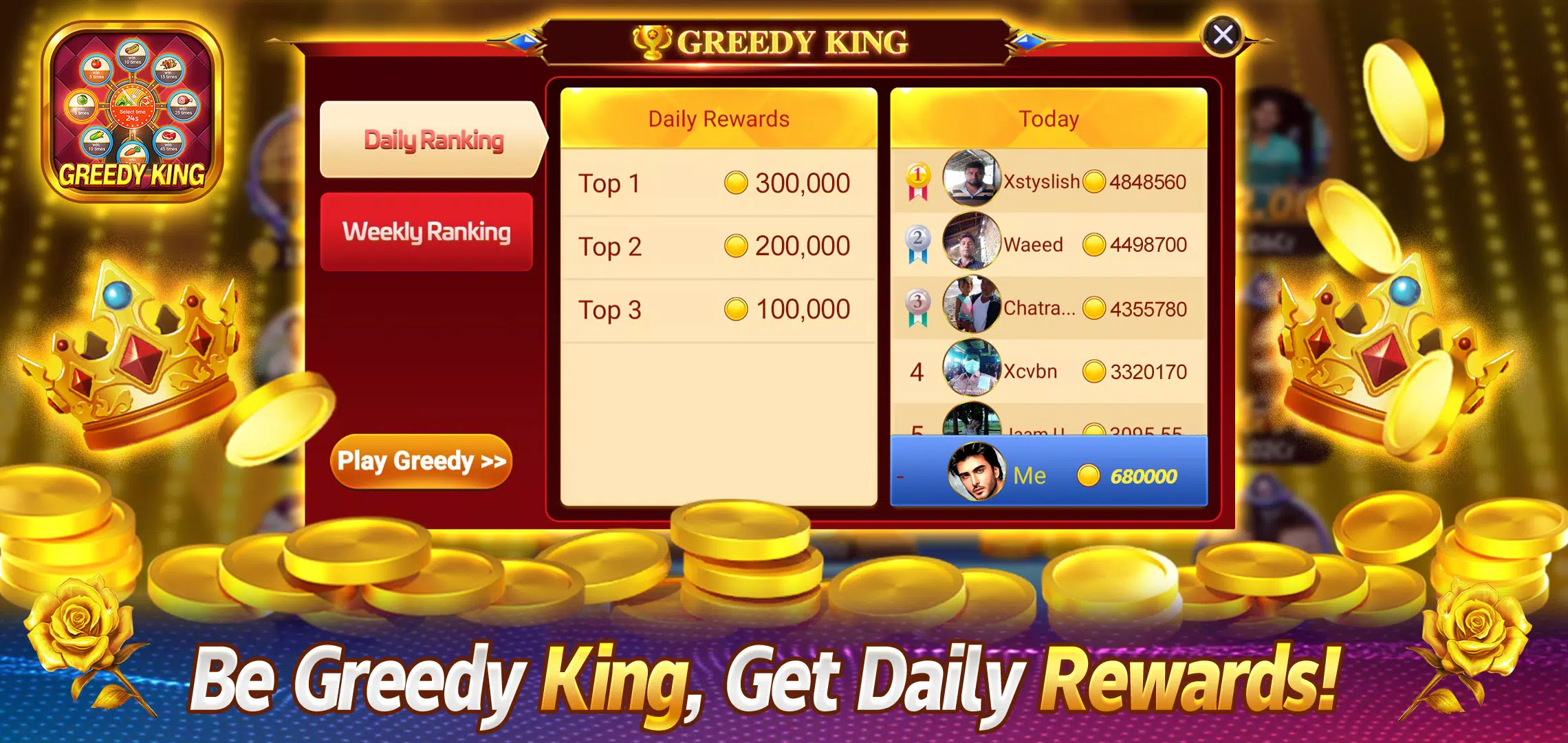 Greedy King - Slot Online