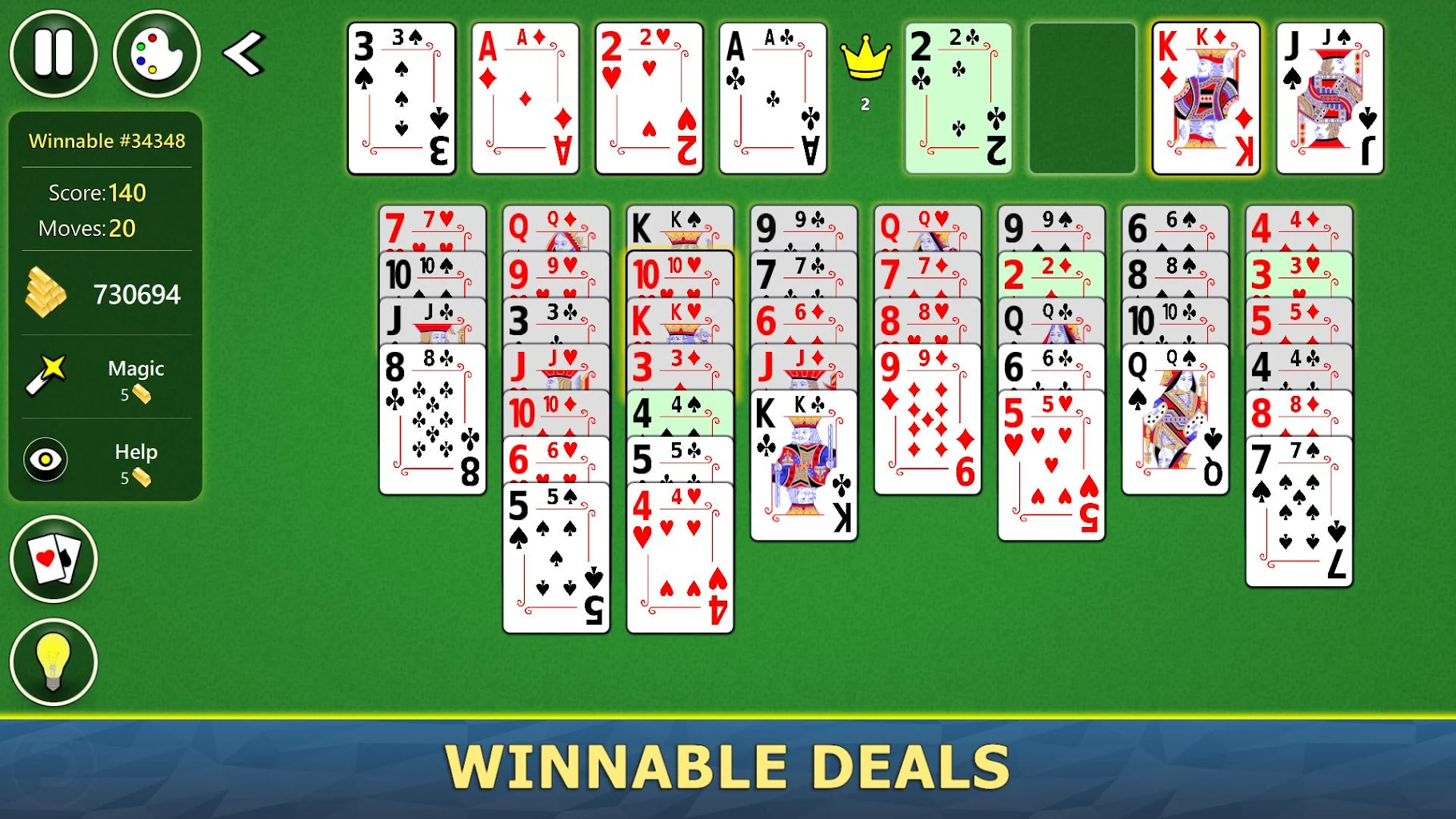 FreeCell Solitaire - Card Game