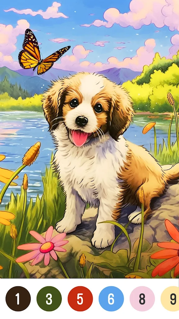 Senior Coloring:Zen Lake Color