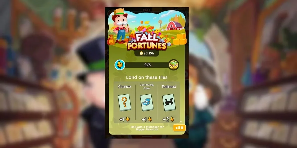 Monopoly GO: Fall Fortunes Rewards and Milestones News