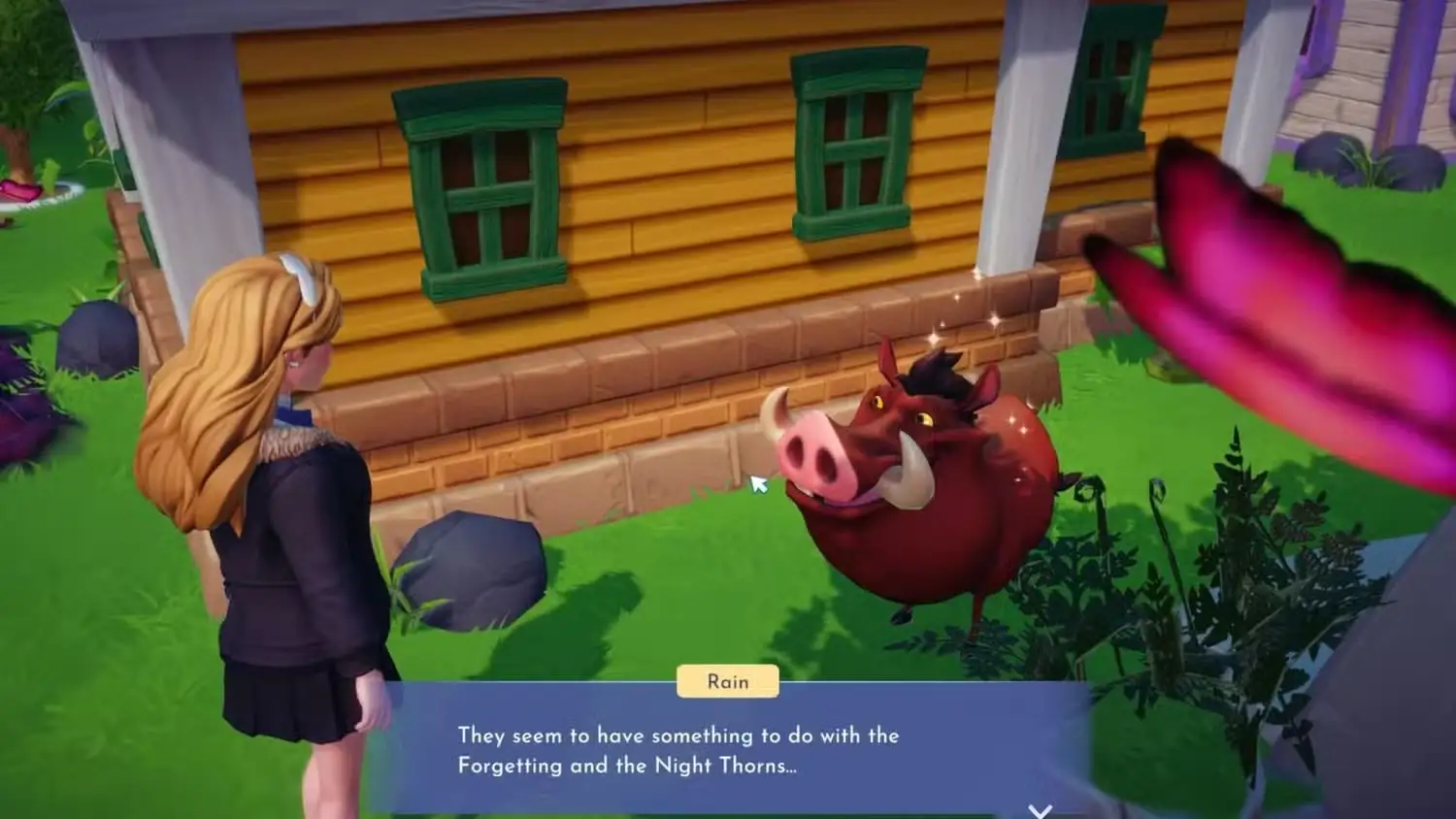 Disney Dreamlight Valley Player Highlights Disturbing Request from Pumbaa