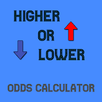 High low card game odds APK