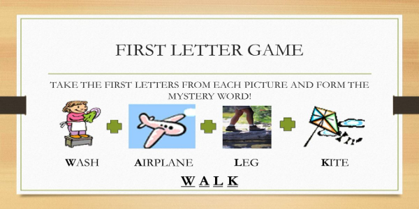 Letter Game Topics topic