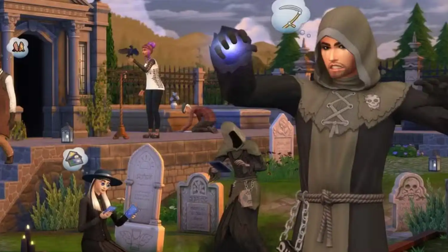 The Sims 4 Update Introduces Exciting New Interaction with the Grim Reaper