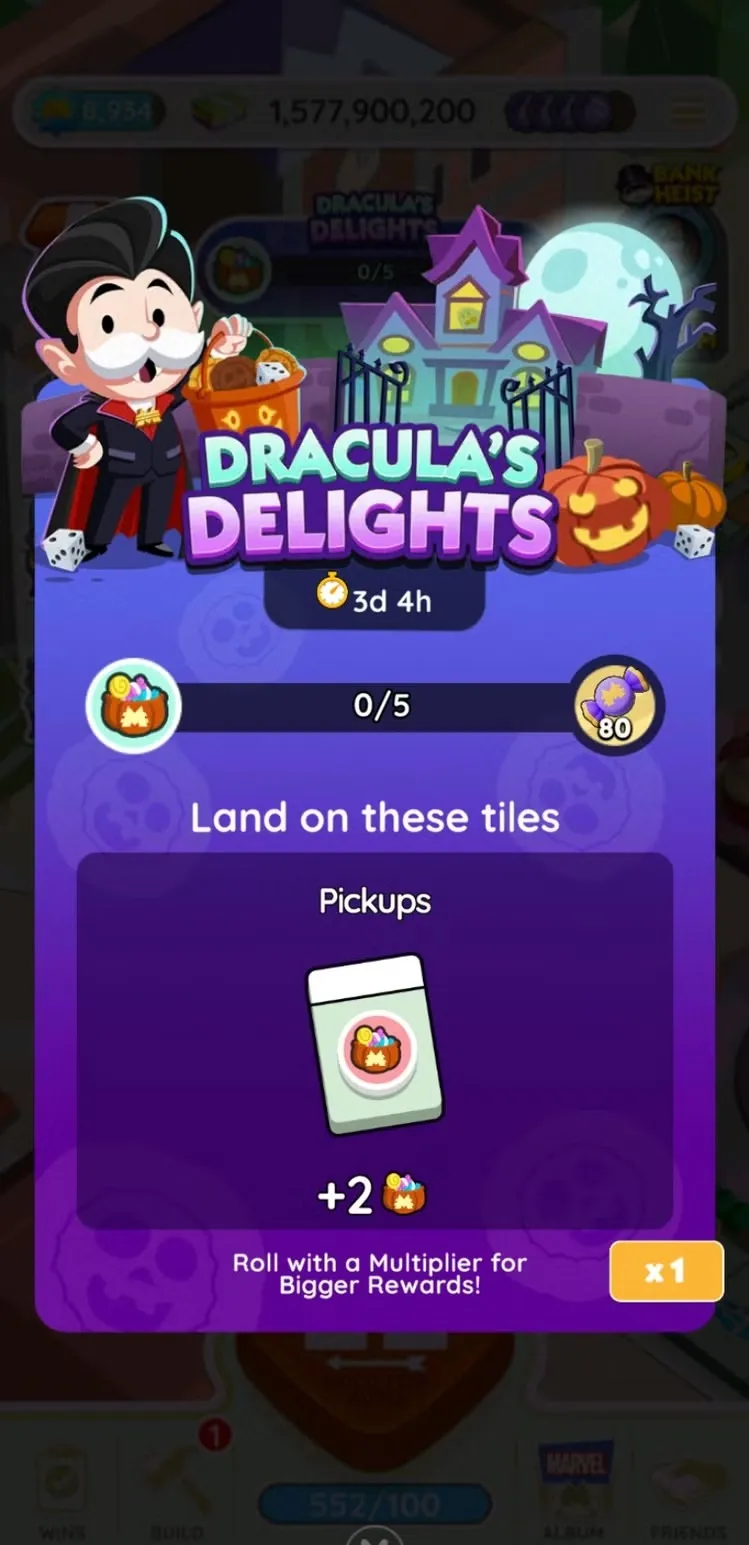 Monopoly GO: Dracula's Delights – Rewards and Milestones