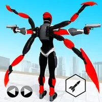 Black Spider Rope SuperHero APK