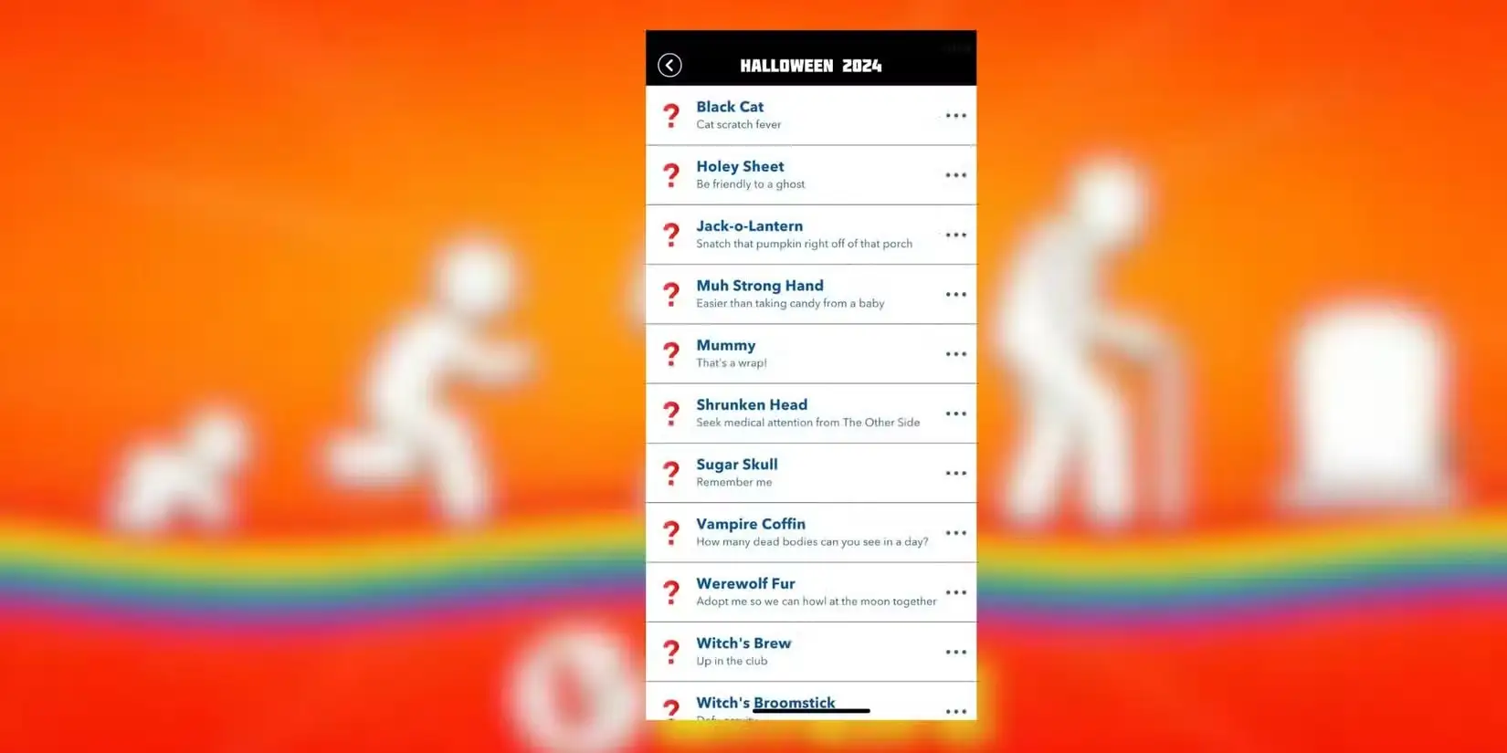 BitLife: Complete Guide to Halloween Scavenger Hunt Answers