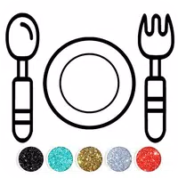 Kitchen Tools Coloring Book icon