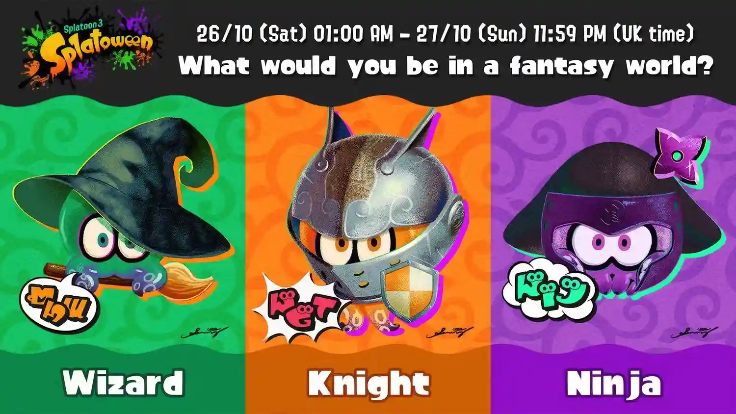 Splatoon 3 Halloween Splatfest Results Are In!