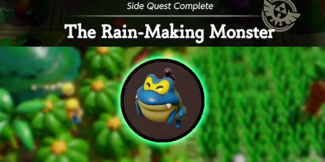 Legend of Zelda: Echoes of Wisdom - Guide to the Rain-Making Monster Quest News