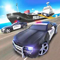 Police Transport Ship Car Simulator icon