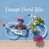 Vintage Floral Bike Theme icon