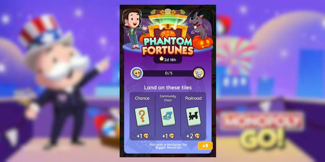 Monopoly GO: Phantom Fortunes Event Rewards and Milestones