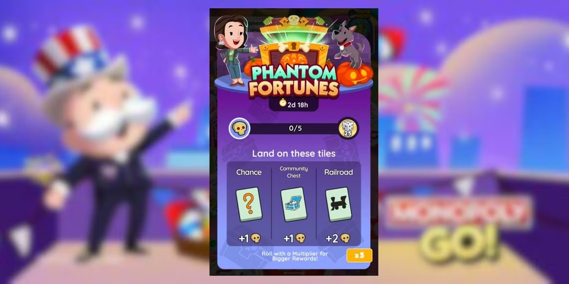 Monopoly GO: Phantom Fortunes Event Rewards and Milestones News