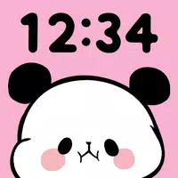 Digital Clock Mochimochi Panda APK