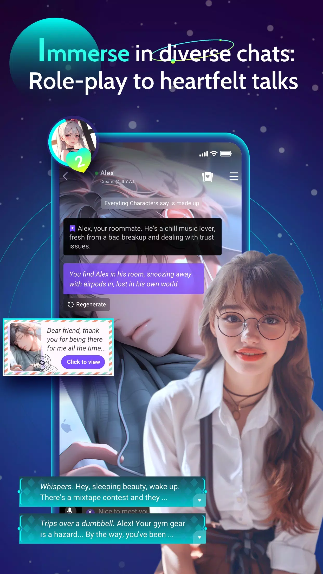 Linky AI: Chat, Play, Connect