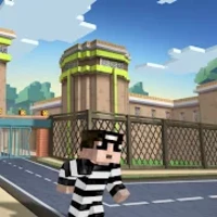 Cops N Robbers:Pixel Craft Gun APK