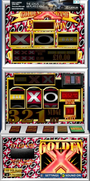 Golden X Game UK Slot Machine