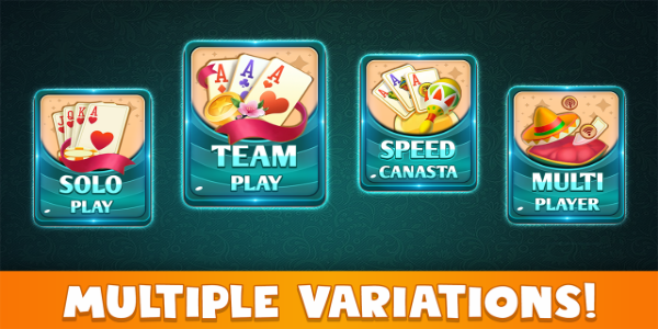 Canasta Plus Offline Card Game