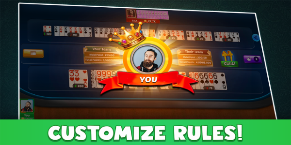 Canasta Plus Offline Card Game