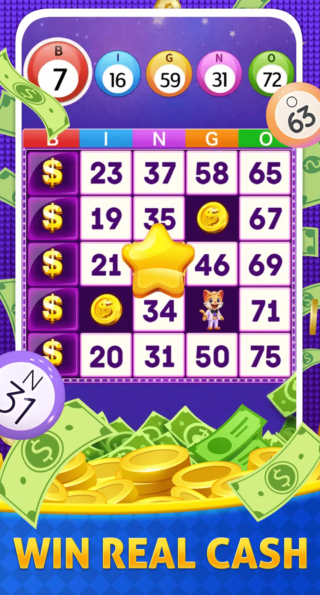 Money Bingo Clash - Win Cash