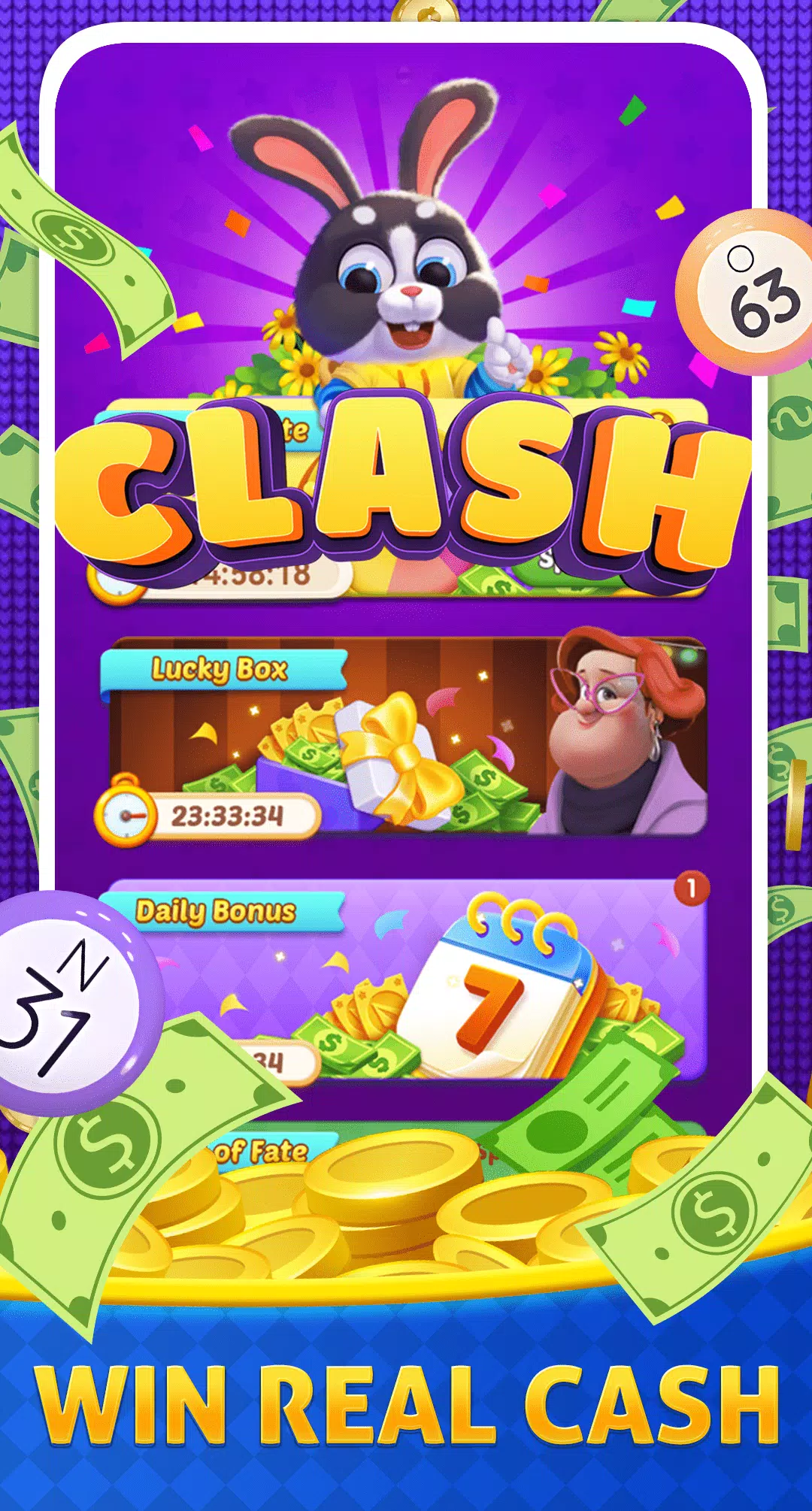 Money Bingo Clash - Win Cash