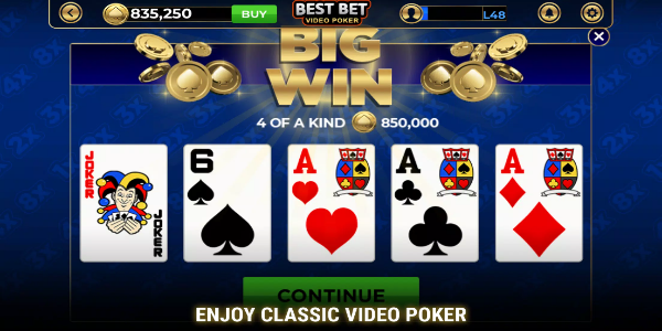Best-Bet Video Poker