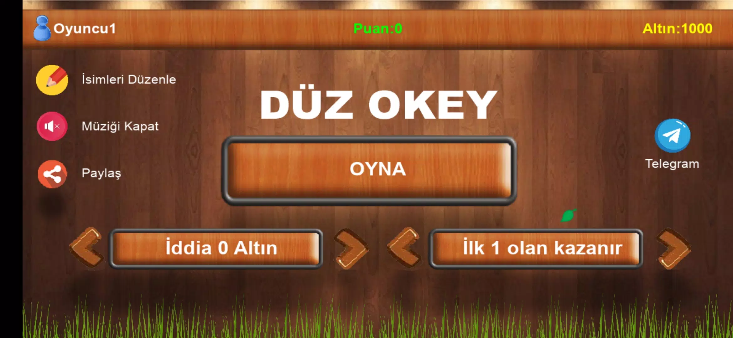Düz Okey - İnternetsiz