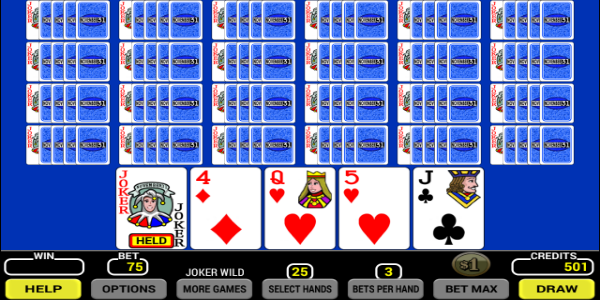 Twenty-Five Play Poker