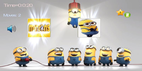 Minions Memory 4 Kids