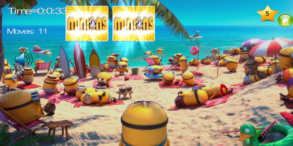 Minions Memory 4 Kids
