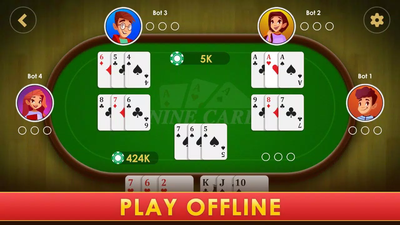 Nine Card Brag - Kitti