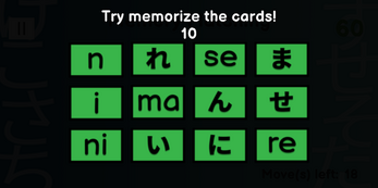 Remember Hiragana 1 Minute