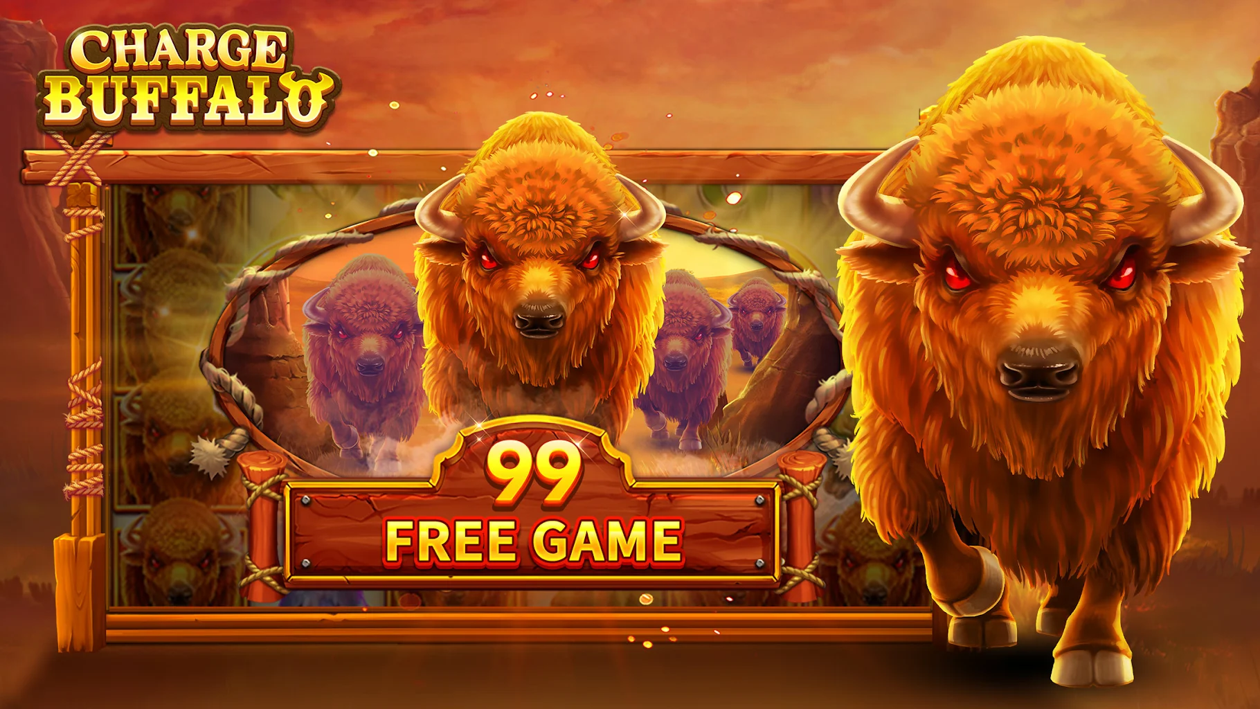 Charge Buffalo Slot-TaDa Games